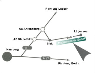 Anfahrt - Nuß Medizintechnik GmbH